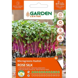 Sēklas dārzeņu diedz redīsi rose silk 10