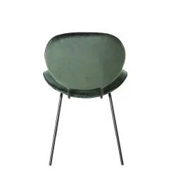 Krēsls ēdamist. velvets zaļš dn-723-1