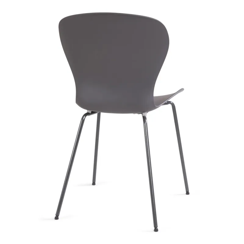 Ēdamistabas krēsls Domoletti, melna krās., 53.6 cm x 48 cm x 84.8 cm