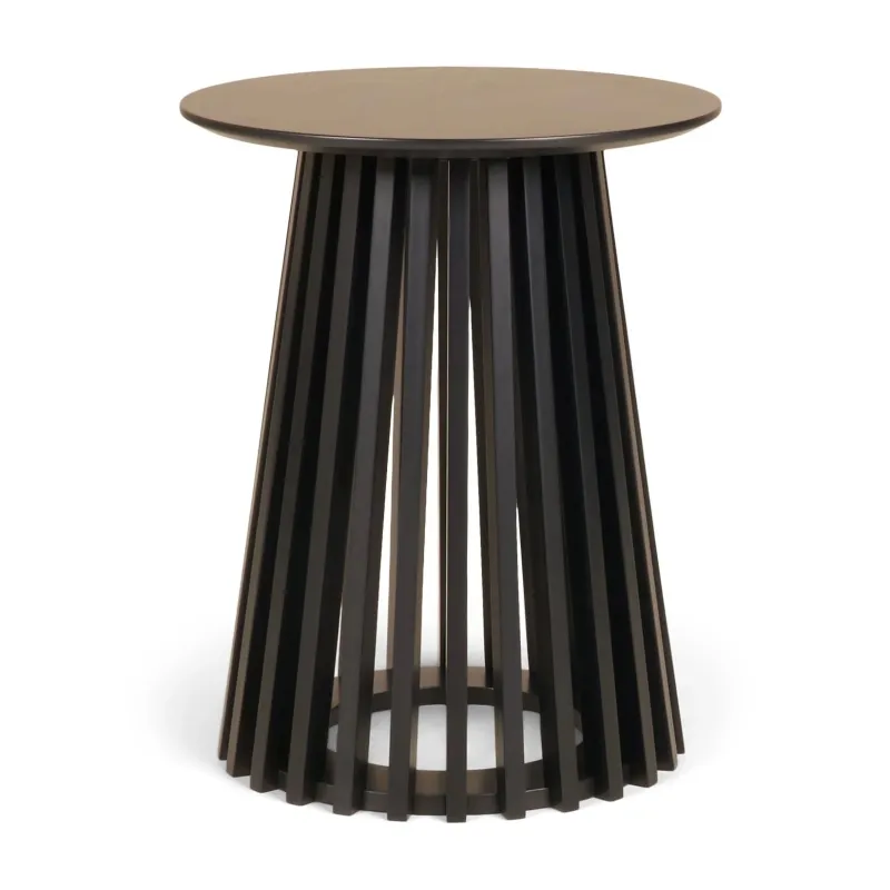 Kafijas galdiņš Domoletti Bilbau, melna, 40 cm x 40 cm x 50 cm