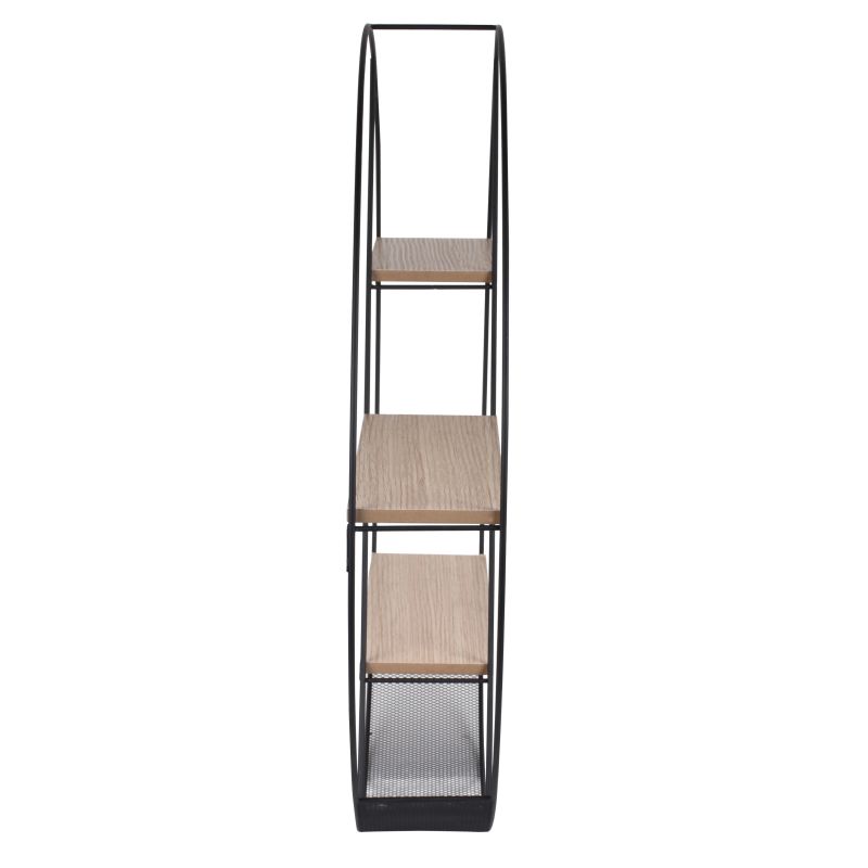 Plaukts selyf 3 plaukti brūns melns