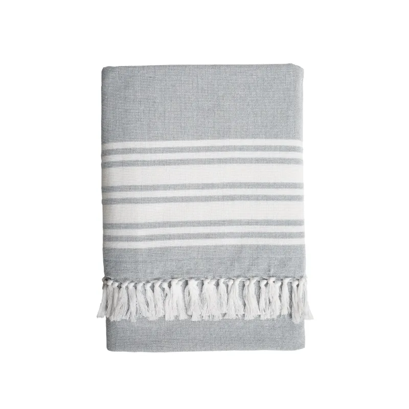 Pludmales dvielis Okko TDD-23-2625, pelēka, 160 cm x 80 cm