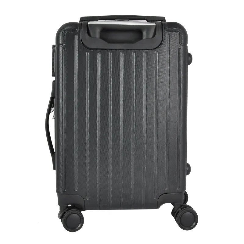 Koferis Ebox, melna, 43 x 28 x 61 cm