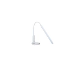 Lampa galda led silica balta