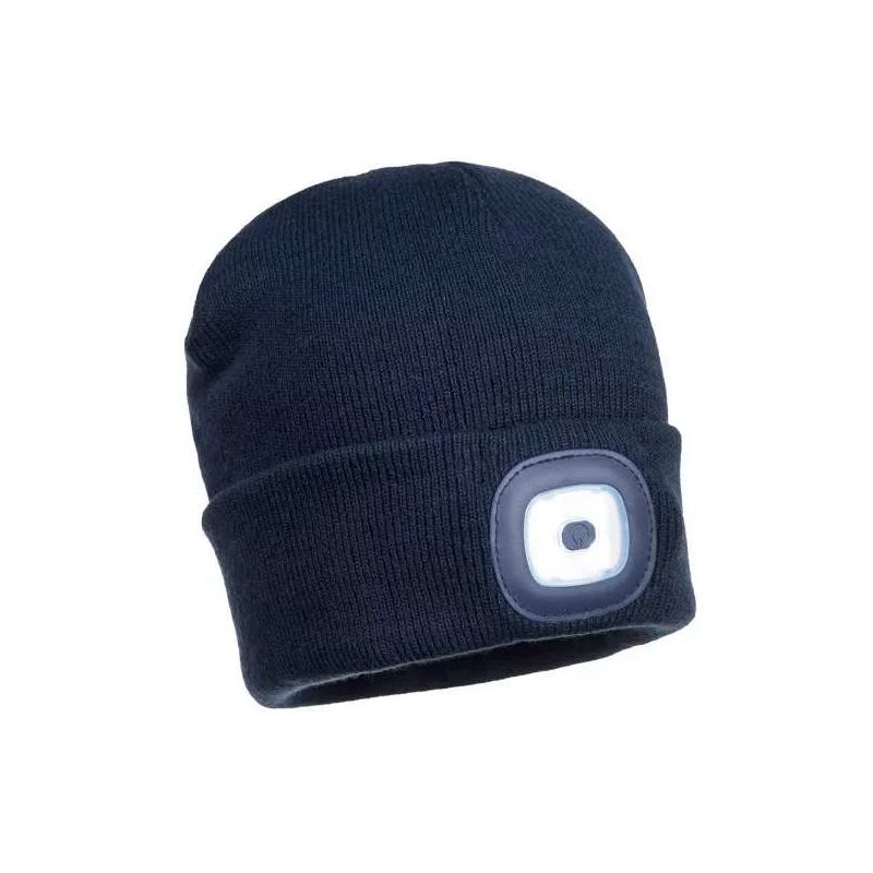 Cepure ar led gaismu tumši zila