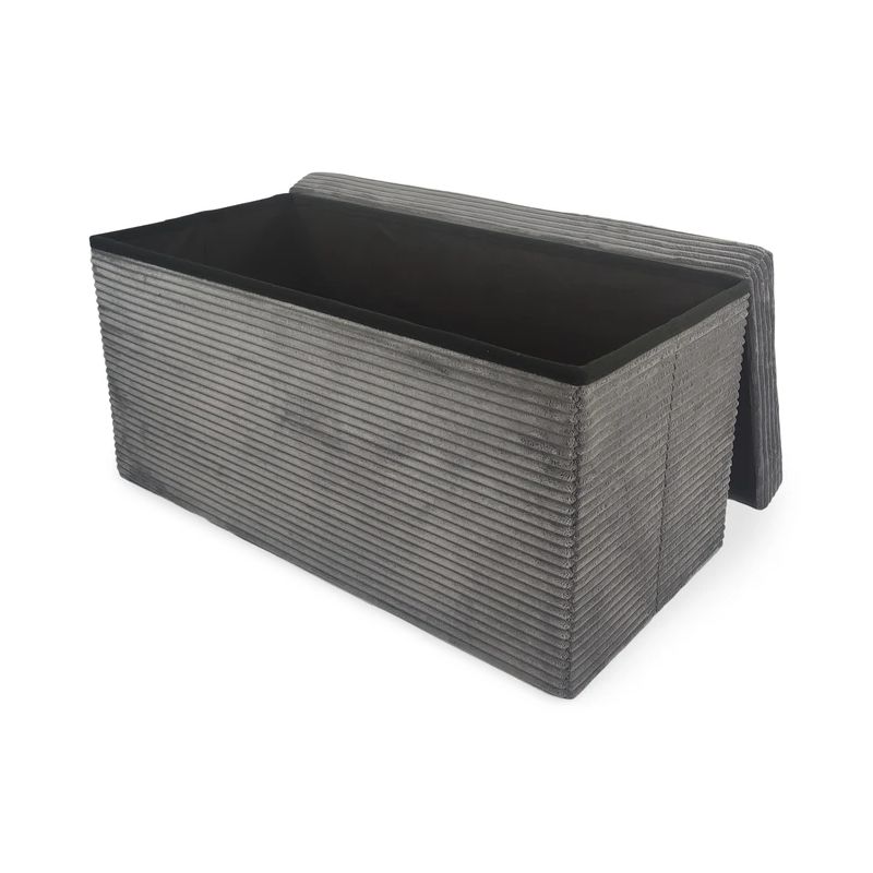 Pufs domoletti 38x38x76cm pelēks