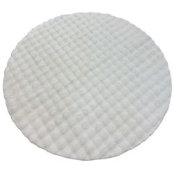 Āda mākslīgā pompom filca d90cm balta