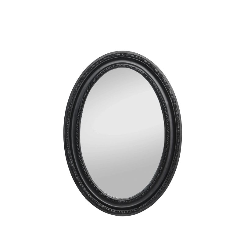 Spogulis edra 70x50x2.5 cm melns