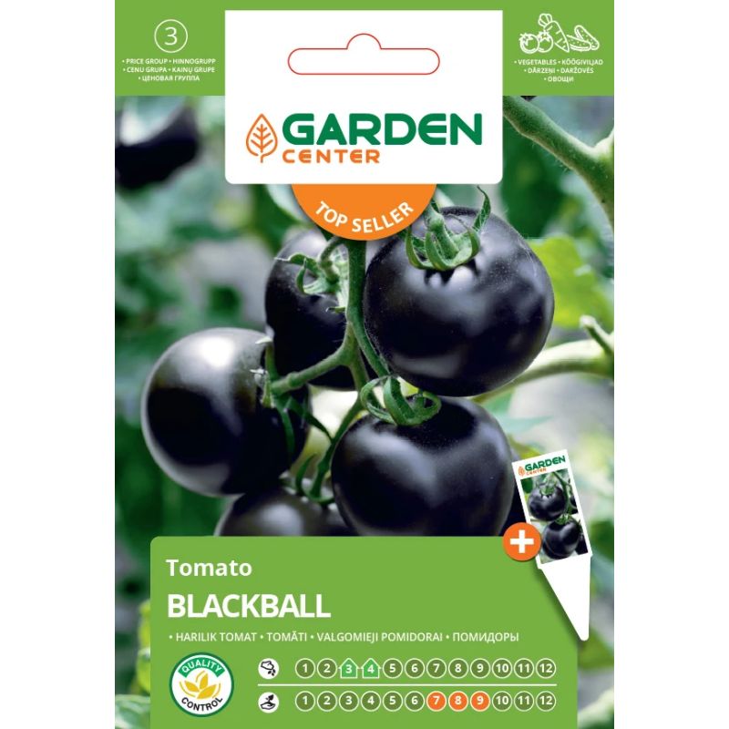Sēklas dārzeņu tomāti blackball 0.1g