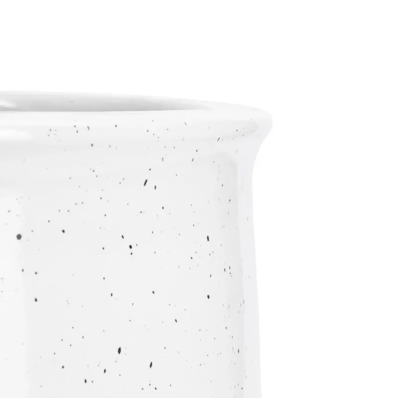 Puķu pods Domoletti GG.5221.026, keramika-māls, balta krās.