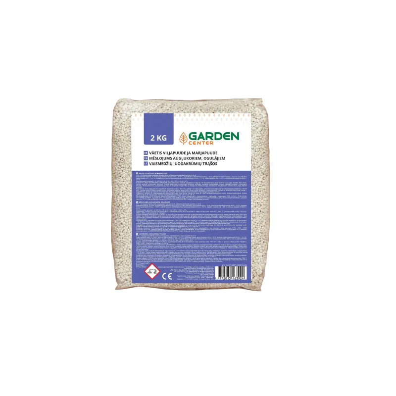 Mēslojums ogu stādiem, augļu kokiem Garden Center 12267, granulēts, 2 kg