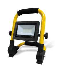 Prožektors bez kustības sensora, pārvietojams Okko, 20 W, 1570 lm, 6500 °K, IP65, melna-dzeltena