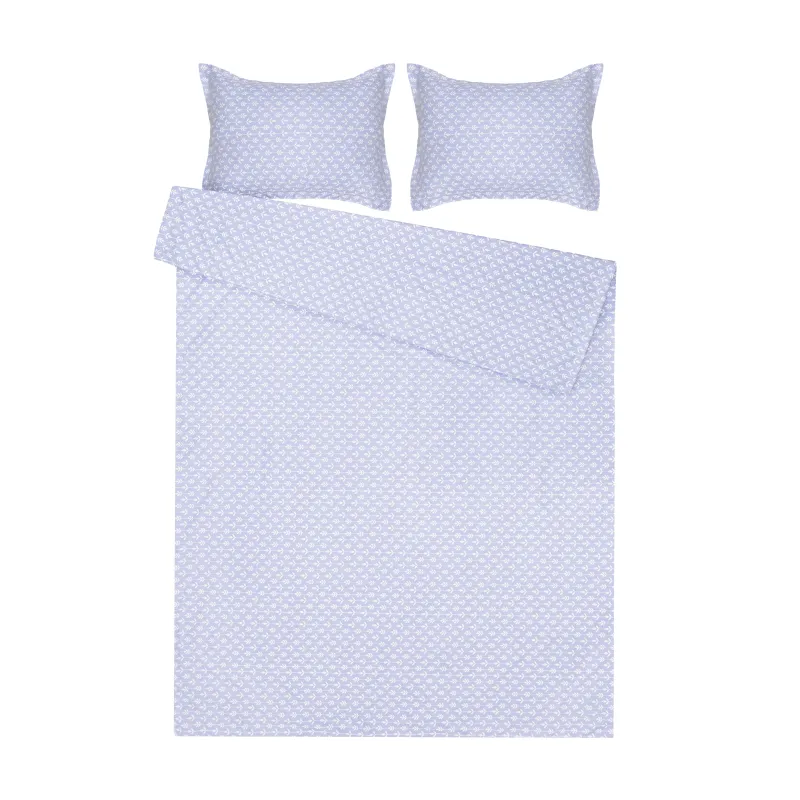 Patalynės užvalkalų komplektas Okko SKY, žydra sp., 200 x 220 cm