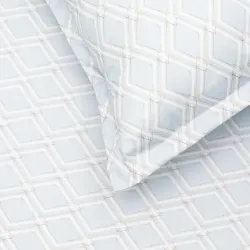 Patalynės užvalkalų komplektas Okko DIAMOND, pilka sp., 200 x 220 cm