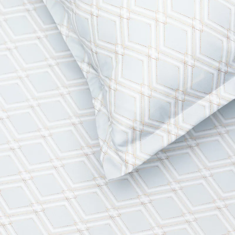 Patalynės užvalkalų komplektas Okko DIAMOND, pilka sp., 200 x 220 cm