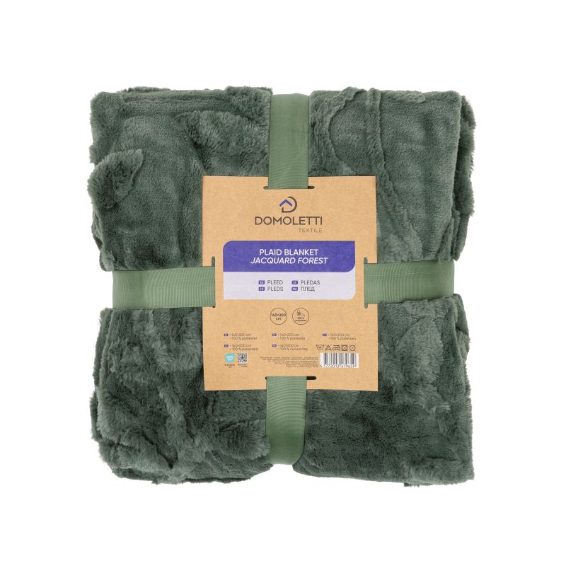 Pleds jacq forest 140x200cm zaļš