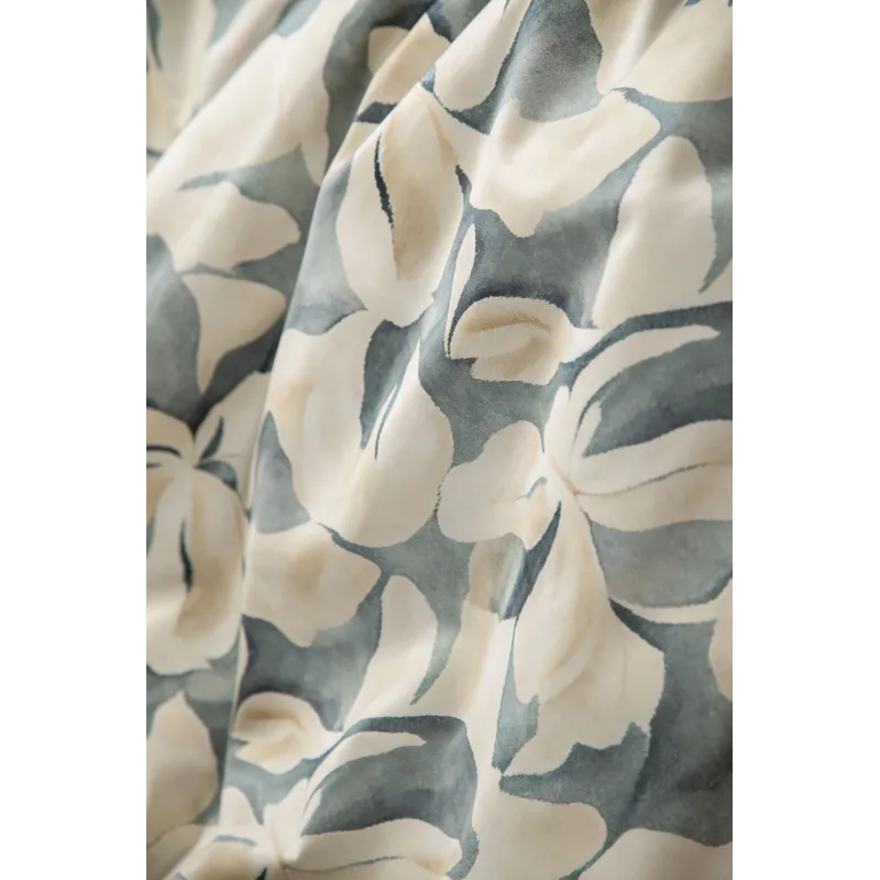 Voodipesukomplekt Domoletti NEXUS, valge-roheline-hall, 140 x 200 cm