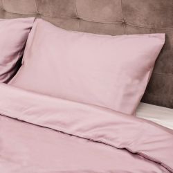 Gultas v kom solid powder sateen 140x200