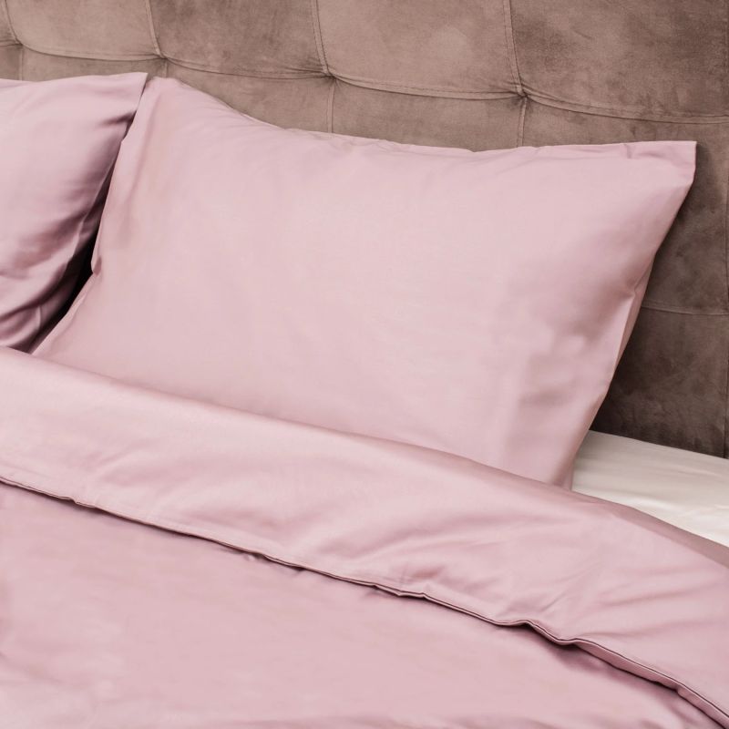 Gultas v kom solid powder sateen 140x200