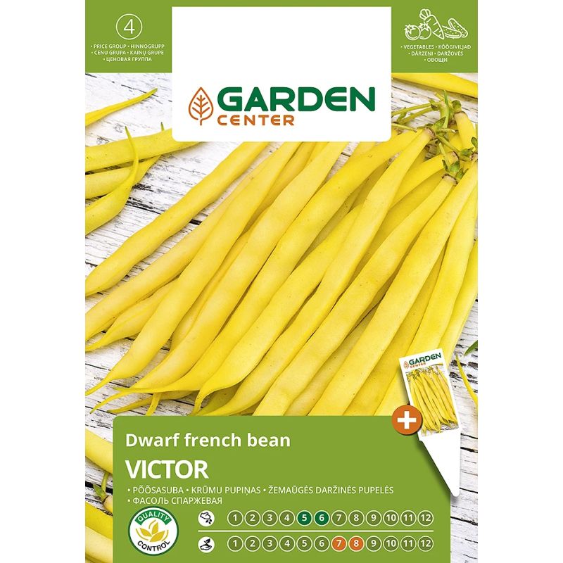 Sēklas dārzeņu dārza pupas victor 20g