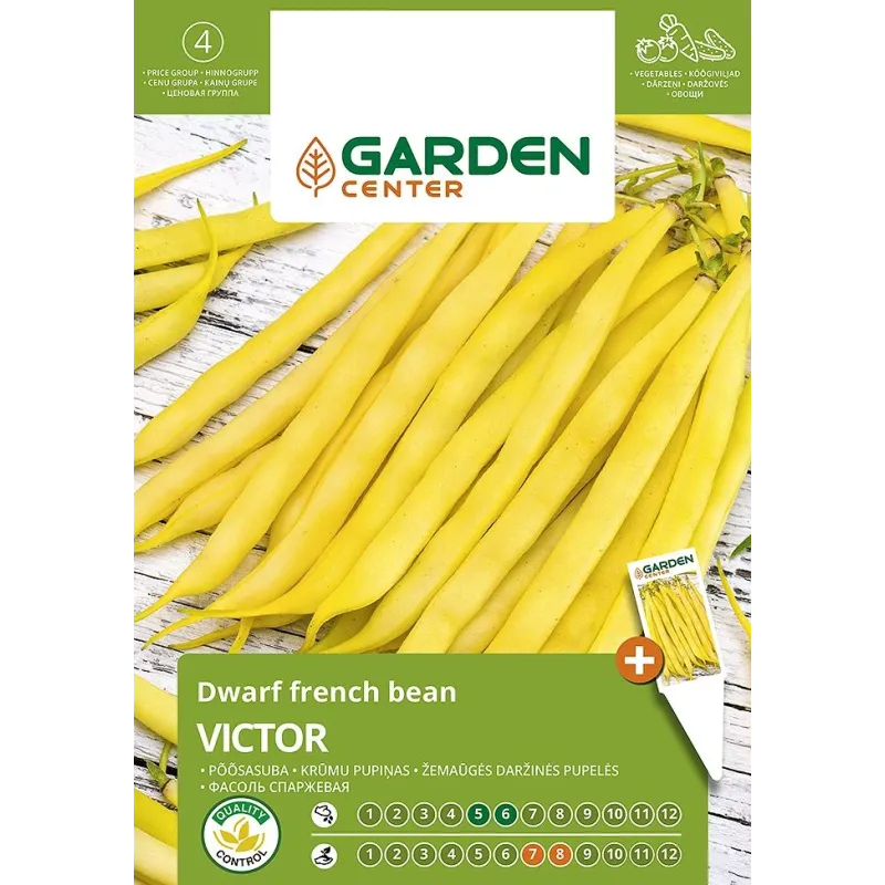 Sēklas Garden Center, pupiņas ,mazas, VICTOR, 20 g