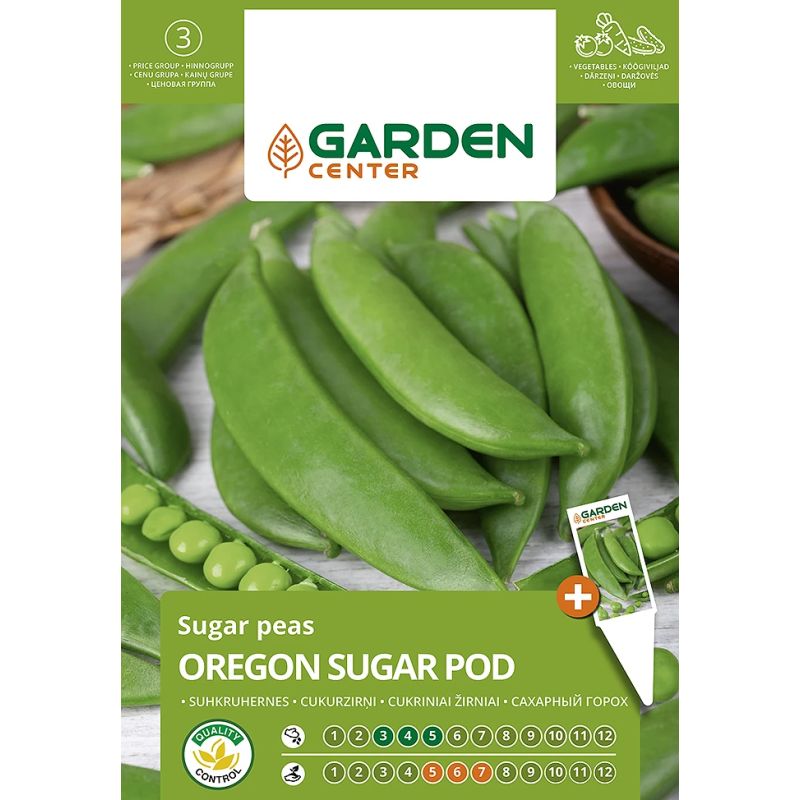 Sēklas dārz cukurzirņu oregon sugar 20g