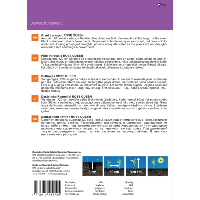 Sēklas Garden Center varesjalg ROSE QUEEN, 1 g