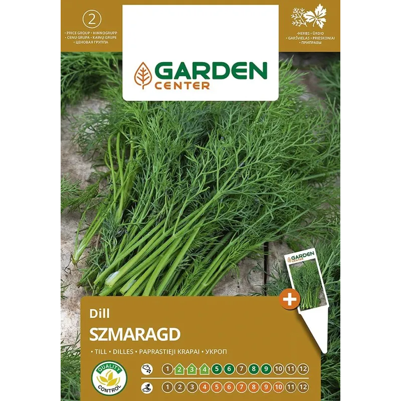 Sēklas Garden Center dilles SMARAGD, 5 g