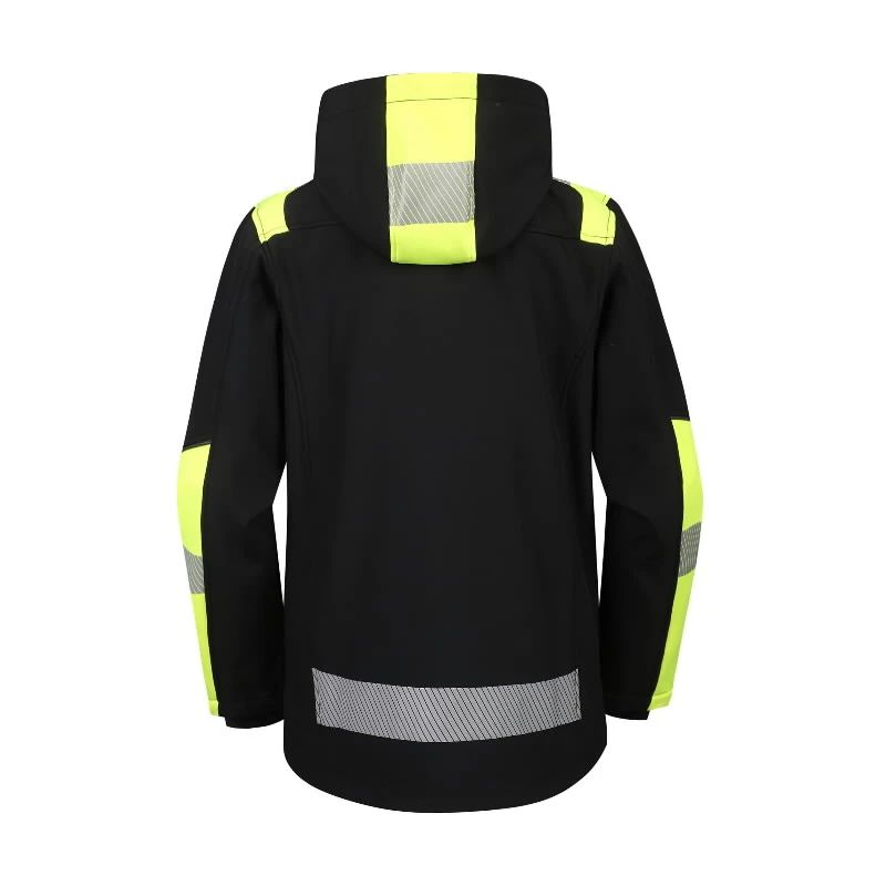 Jaka astra softshell melna-dzeltena 2xl