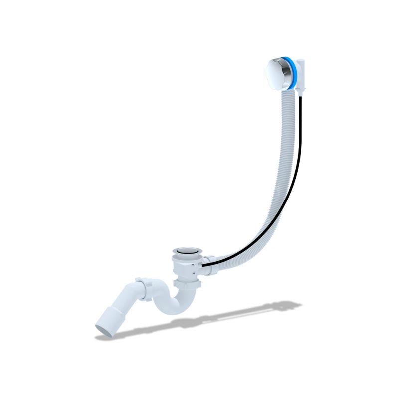 Sifons vannai ar pārplūdi Crome 40mm L-720mm