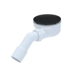 Сифон для душевого поддона 1 1-2'' x90 h 53, Black