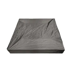 Liivakasti kate, 120 x 120 cm, must v.