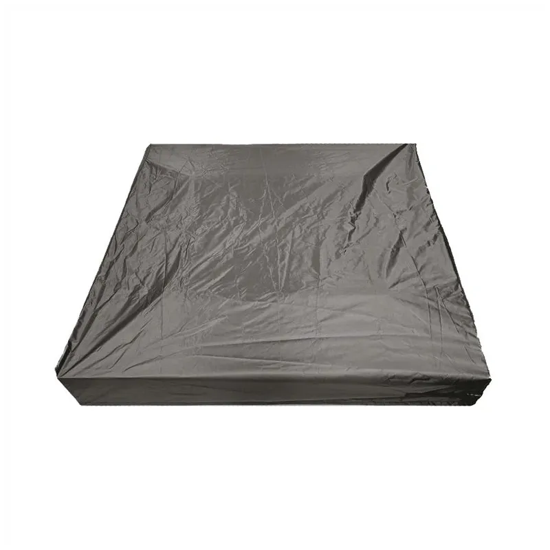 Smilšu kastes pārsegs, 120 x 120 cm, melna