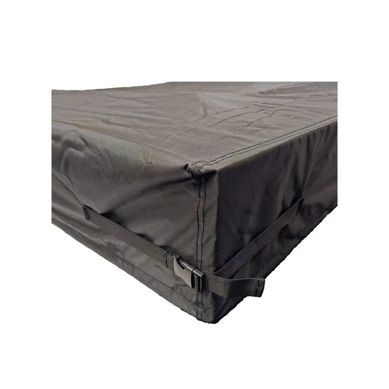 Liivakasti kate, 140 x 140 cm, must v.