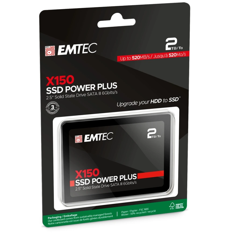 Emtec SSD 2.5 Sata X150 2000GB Power Plus