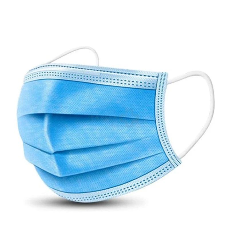 Vienreizējās lietošanas medicīniskā sejas maska, 3 slāņi, N50