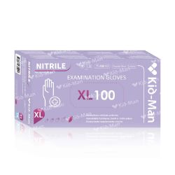 Disposable Nitrile Gloves, Size XL, 100 pcs. Package