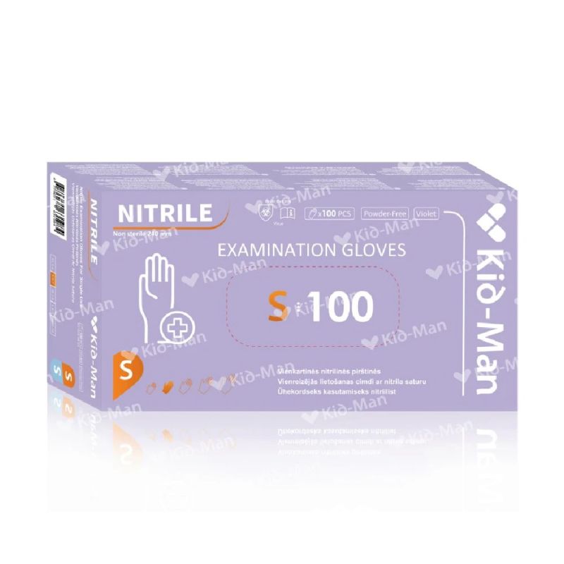 Disposable Nitrile Gloves, Size S, 100 pcs. Package