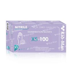Vienreizlietojamie nitrila cimdi, izmērs XS, iepakojumā 100