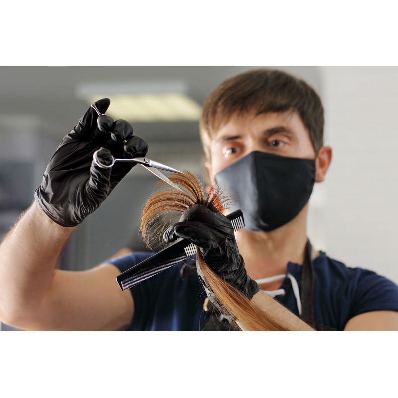 Nitrile gloves black Kid-Man N100, size XS