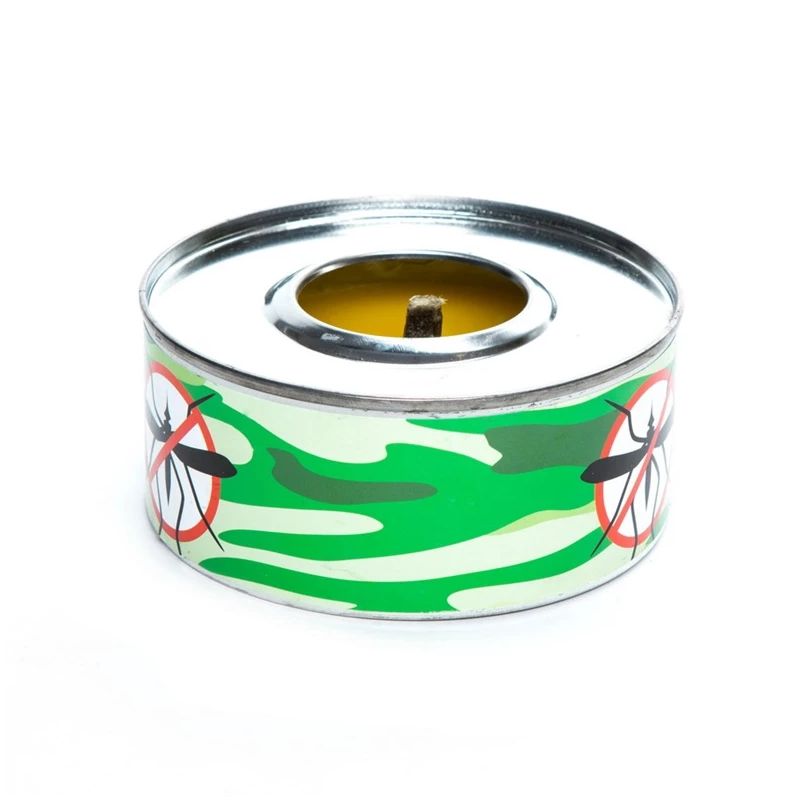 Svece pret odiem skārdenē