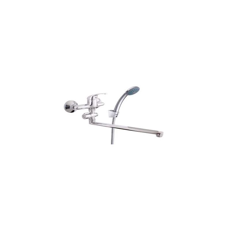 Wall bath mixer Optima-12 - C, the long spout ,30cm,