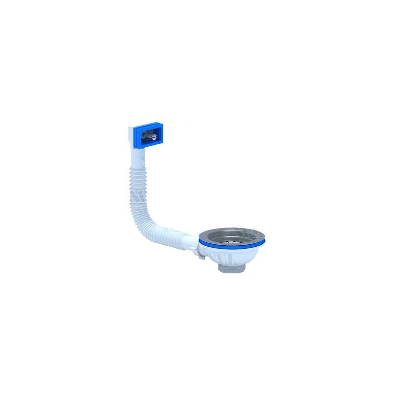 Noplūde sifonam 3'1-2' 115 mm ar universālo pārplūdi