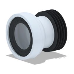 WC caurule -110 mm, cietā, taisna, īsā -125 mm