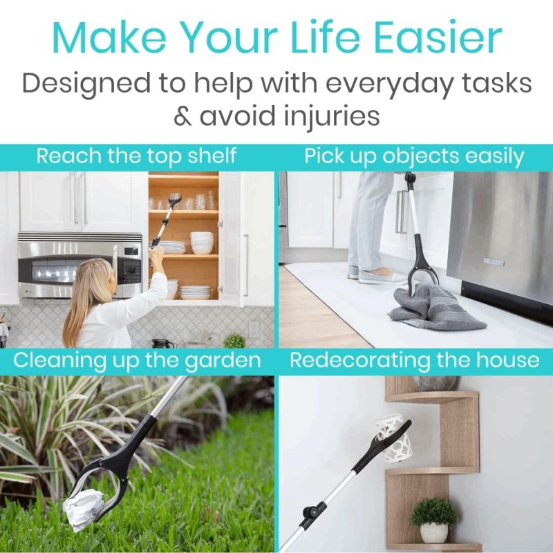 Lazdelė - Griebtuvas KASMAN Picker Daiktams Pakelti, 83 cm, Juoda