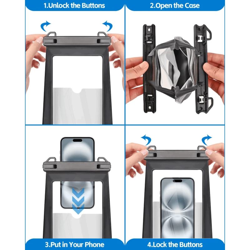 Ūdensizturīgs telefona maciņš THOMS Ultima, IPX8