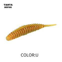 Silikona ēsma AsaTsuri Tanta Motor Oil Red, garums 2,5 cm, 20 gab.