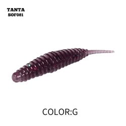 Silikona ēsma AsaTsuri Tanta Violet Flake, garums 2,5 cm, 20 gab.