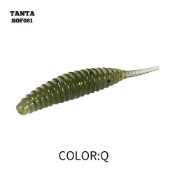 Silikona ēsma AsaTsuri Tanta Watermelon Flake, garums 2,5 cm, 20 gab.