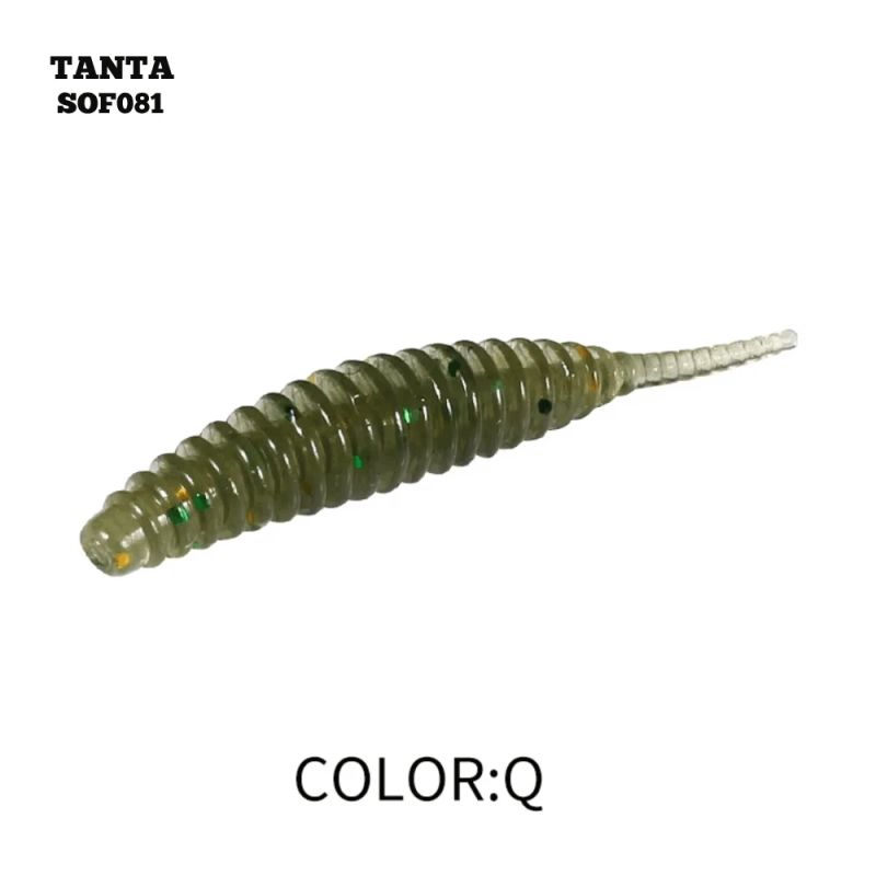 Silikona ēsma AsaTsuri Tanta Watermelon Flake, garums 2,5 cm, 20 gab.